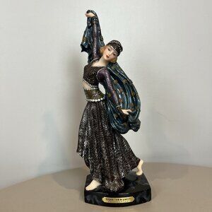 Objet 'D Elegance Collection 7 Veils Dancer Sculpture Belly Dancer Statuette